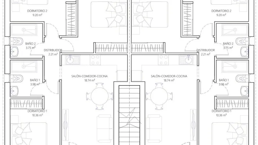 Bungalow de 3 dormitorios en Nueva Torrevieja, Spain No. 31107 № 2