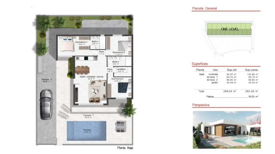 Villa de 3 dormitorios en Banos Y Mendigo, Spain No. 30862 № 2