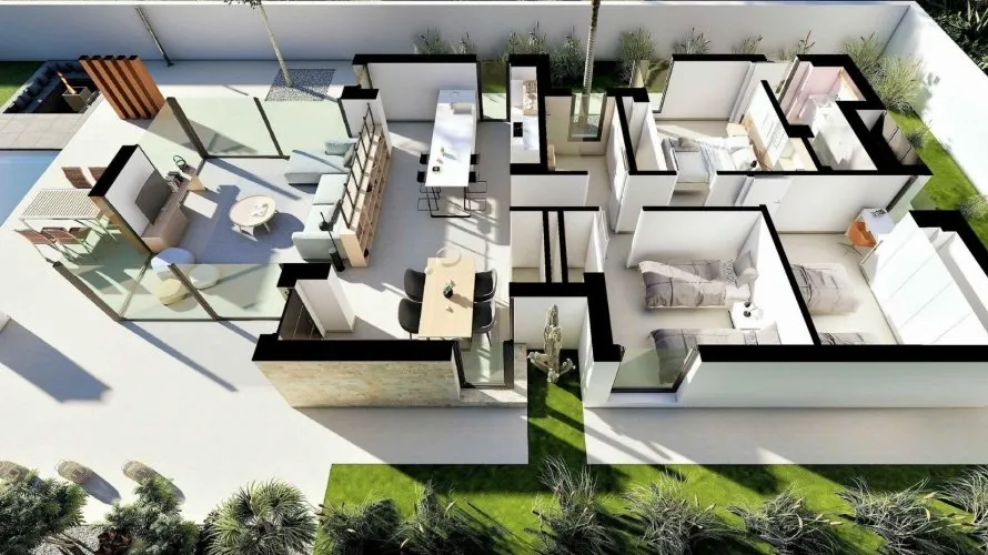 Villa de 3 dormitorios en San Fulgencio, Spain No. 31196 № 4