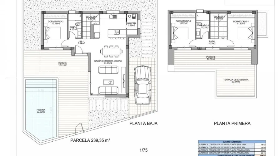 Villa de 3 dormitorios en Benijófar, Spain No. 30832