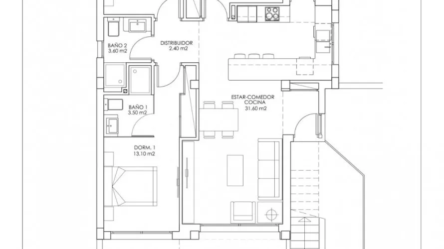 Bungalow de 3 dormitorios en San Miguel de Salinas, España No. 32529 № 23