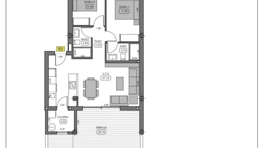 Bungalow de 2 chambres à Algorfa, Spain No. 31092 № 4