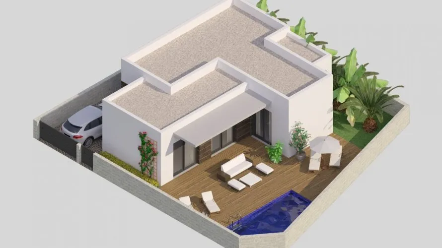 Вилла с 2 спальнями в Бенихофар, Испания №31865 № 1