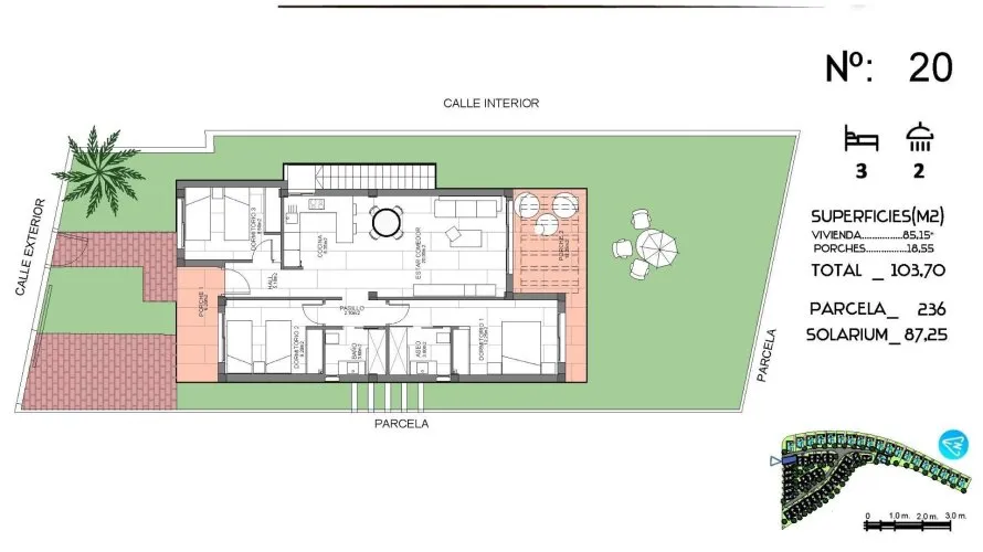 3 bedrooms villa for sale, Algorfa, Spain No. 31975 № 1