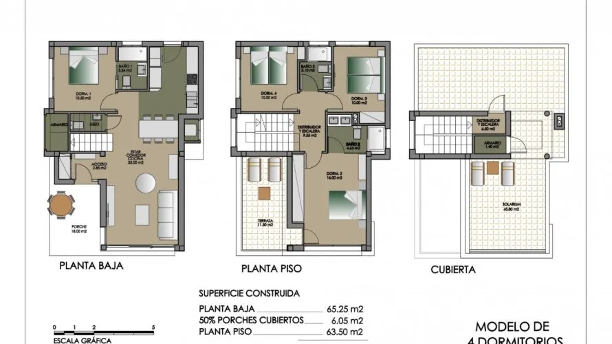 4 bedrooms villa for sale, San Miguel de Salinas, Spain No. 31883 № 1