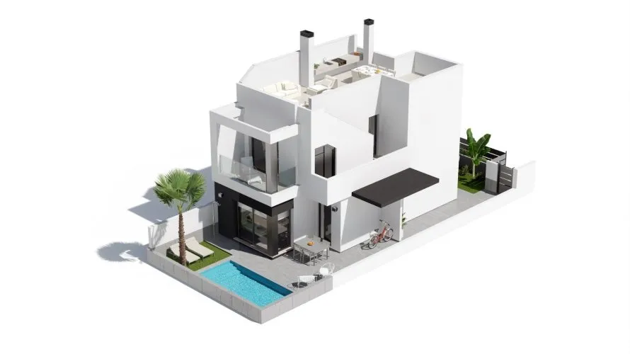 3 bedrooms villa for sale, Santiago de la Ribera, Spain No. 31980 № 1